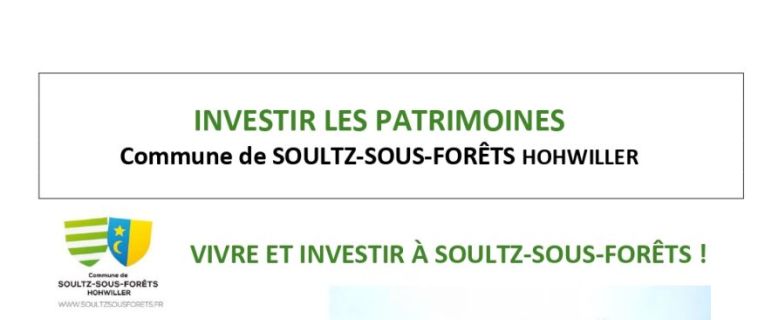 Vivre et investir à Soultz-sous-Forêts - Appel à candidature