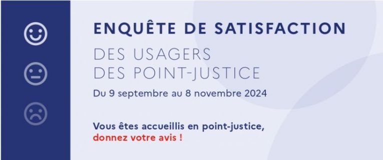 Enquête de satisfaction des usagers des point-justice