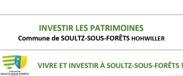 Vivre et investir à Soultz-sous-Forêts - Appel à candidature
