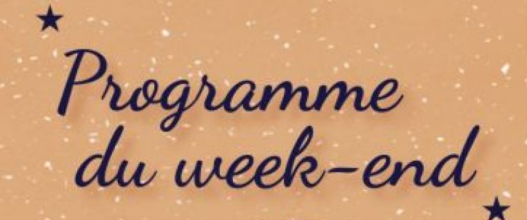 Programme du premier week-end de l'avent